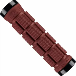 Rechtstreeks Van De Fabrikant Fiets handvatten Lizard Skins Dual-Clamp Lock-On Northshore Dieprood