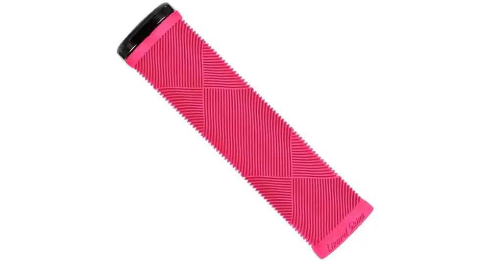 Fiets handvatten Lizard Skins Enkelzijdig Strata Neon roze Exclusieve Aanbieding