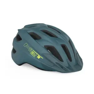 Met Crackerjack fietshelm voor kinderen, petrol blauw, 52-57cm Aanbieding