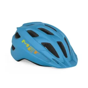 Op = Op Kinderfietshelm Met Crackerjack cyaan blauw 52-57cm