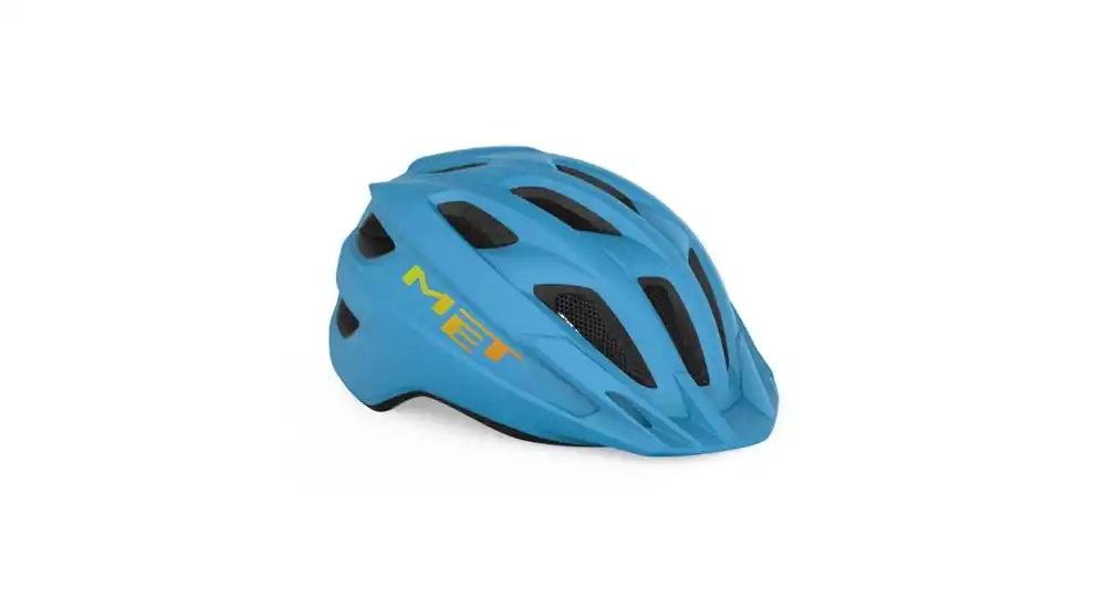 Op = Op Kinderfietshelm Met Crackerjack cyaan blauw 52-57cm
