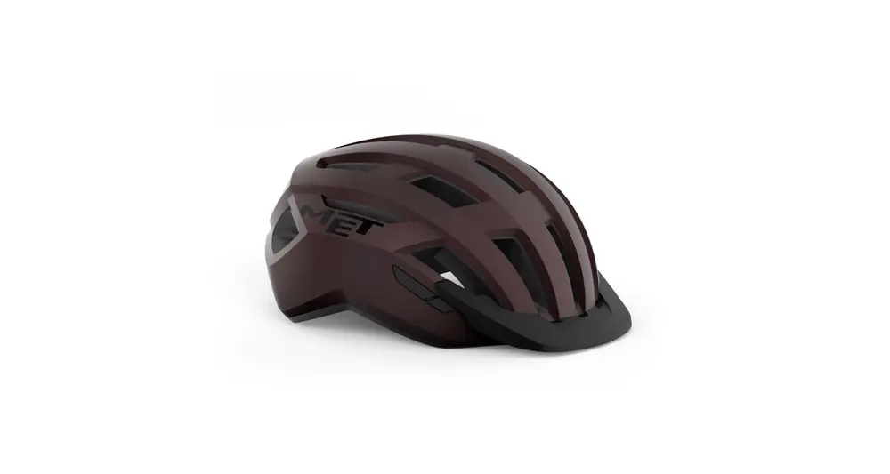 Veilige Betaling Fietshelm MET Allroad bordeauxrood 52-56cm