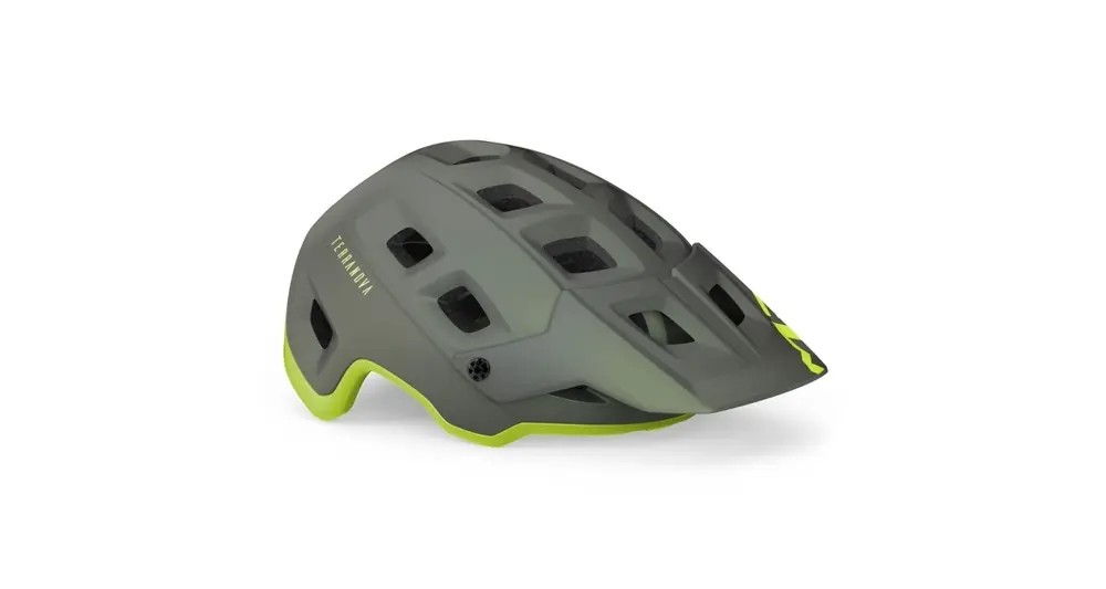 Fietshelm MET Terranova grijs-limoen 56-58cm Koop Online