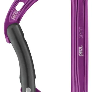 Karabijn Petzl Spirit Gebogen Poort Violet Actieprijs