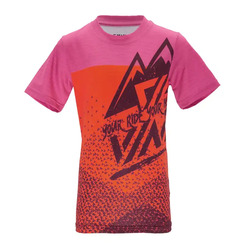 Bestseller Kindershirt Silvini Denni CD2283 oranje-fuchsia 122-128