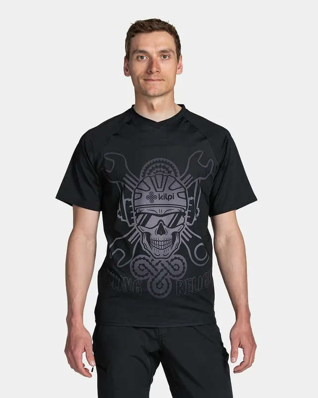 Heren wielershirt kilpi Remido-M ZWART XS Rechtstreeks Van De Fabrikant