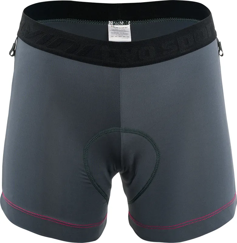Actieprijs Dames fietsbroek Silvini Inner Pro Charcoal punch XS