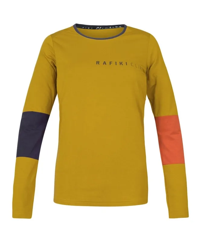Alleen Vandaag Dames klimshirt met lange mouwen Rafiki Vipera Olijfolie XS