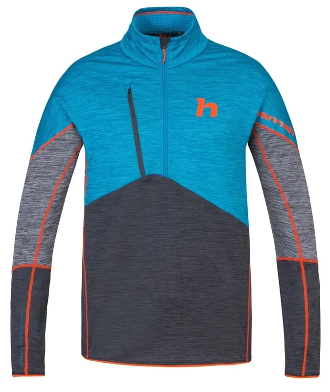 Heren sporttrui Hannah Niro HZ Faience/antraciet mel S Gecertificeerd
