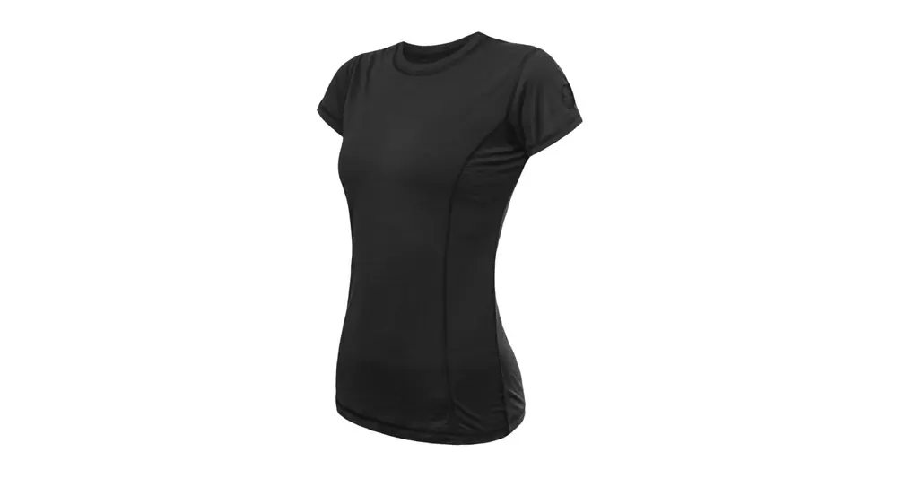Seizoensaanbieding Functioneel T-shirt voor dames Sensor Merino Air Zwart S