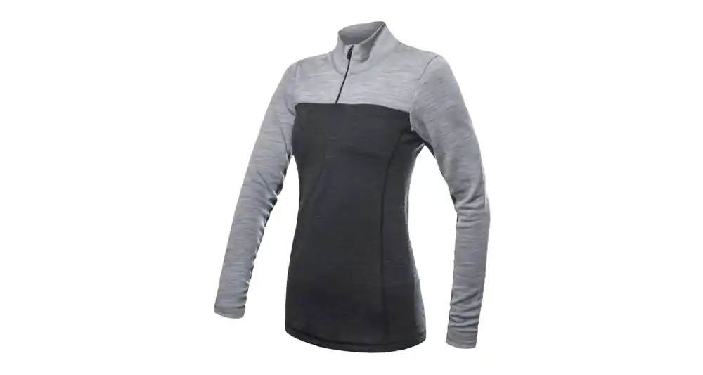 Functioneel T-shirt met lange mouwen voor dames Sensor Merino Bold Antraciet/koelgrijs S Express Levering