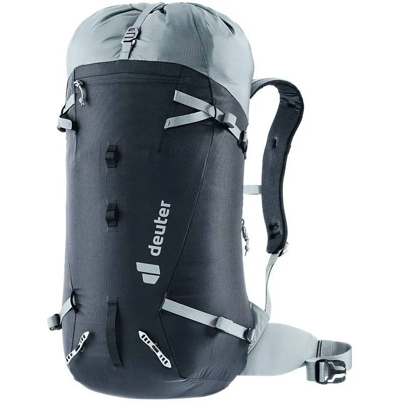 Klimrugzak Deuter Gids One maat 30L Zwart/schalie Koopje