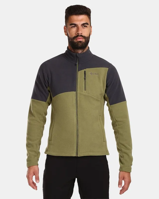 Goedkoop Heren fleece sweatshirt Kilpi Glander-M groen S