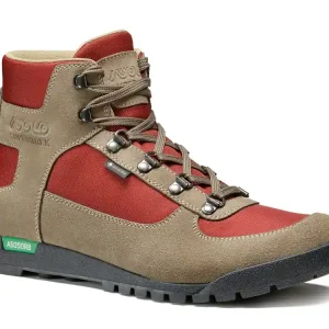 Hoge Kwaliteit Heren enkellaarsjes Asolo Supertrek GTX MM wol/zwart kersen 42
