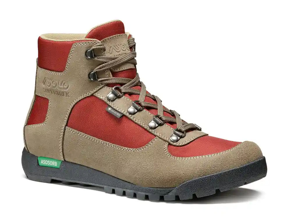 Hoge Kwaliteit Heren enkellaarsjes Asolo Supertrek GTX MM wol/zwart kersen 42