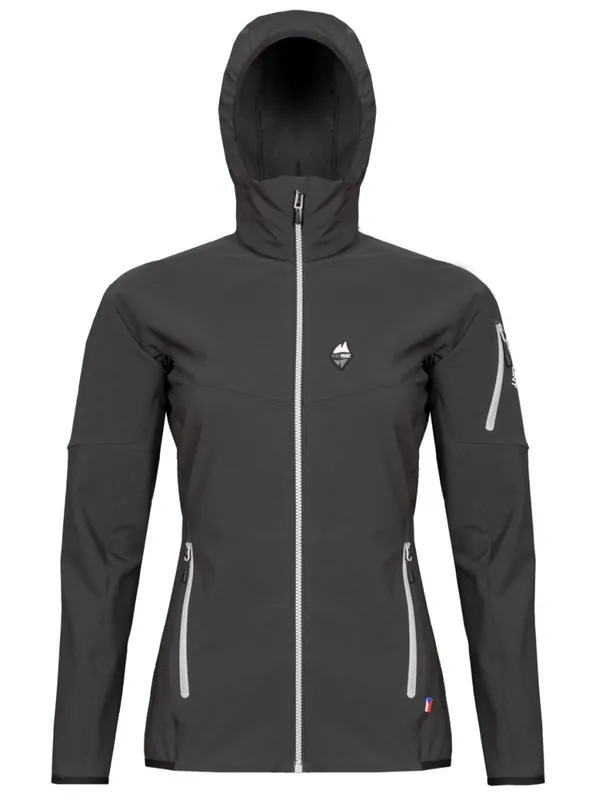 Softshelljack voor dames High Point Atom 2.0 Lady Hoody Jacket zwart XS Lage Prijs