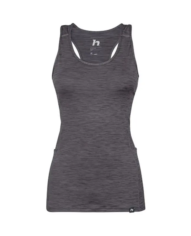 Flitsaanbieding Dames sport tanktop Hannah Rina antraciet mel S