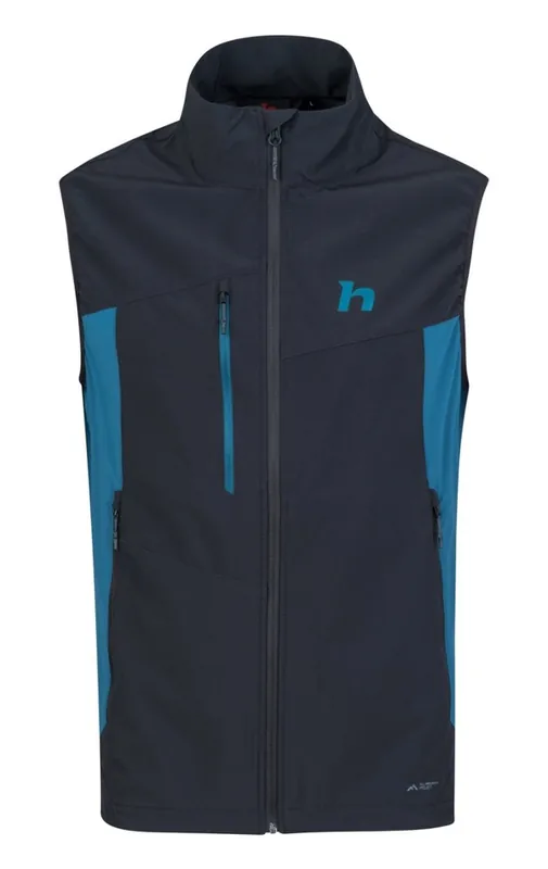 Heren softshell vest Hannah Carsten Vest antraciet/matroosblauw S Betrouwbaar