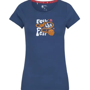 Dames T-shirt Rafiki Jay ensign blauw XXS Beste Prijs
