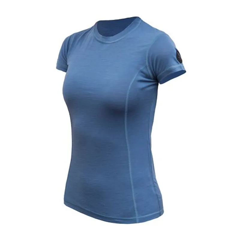 Dames T-shirt Sensor Merino Air riviera blauw S Premium
