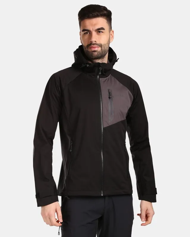 Gratis Retour Heren softshelljack Kilpi Beltra-M zwart S
