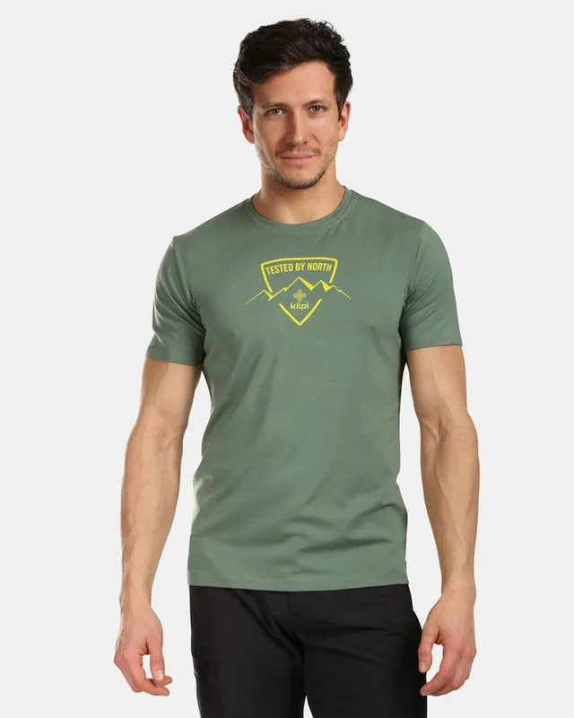 Heren T-shirt Kilpi Garove-M KHK S Shop Nu
