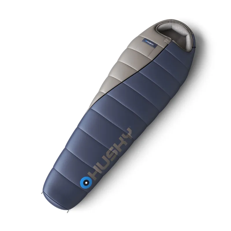 Lage Kosten Uitgebreide slaapzak Husky Ember Long blauw/grijs