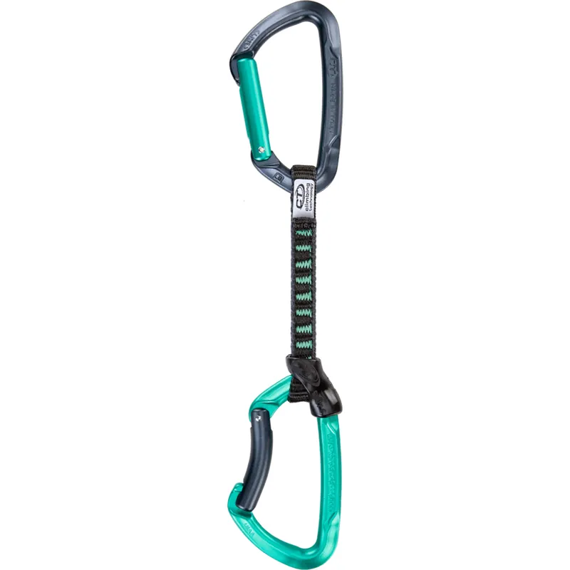 Dagaanbieding Expresska Climbing Technology Lime B set dyneema antraciet/blauw marine 12 cm