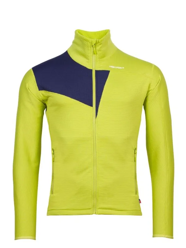 Aanbieding Heren sweatshirt High Point Cascade Sweatshirt Felgroen/Blauw S