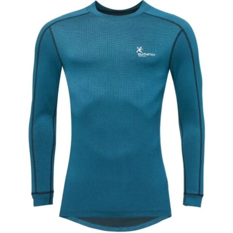 Functioneel T-shirt voor heren Klimatex Arvid denimblauw/zwart S Beperkt Aanbod