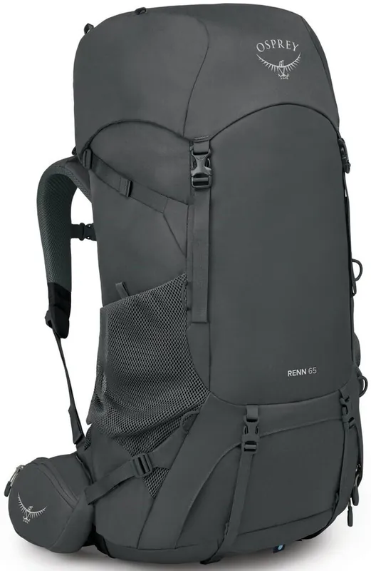 Damesrugzak Osprey Renn 65L dark charcoal/gray wolf Finale Uitverkoop