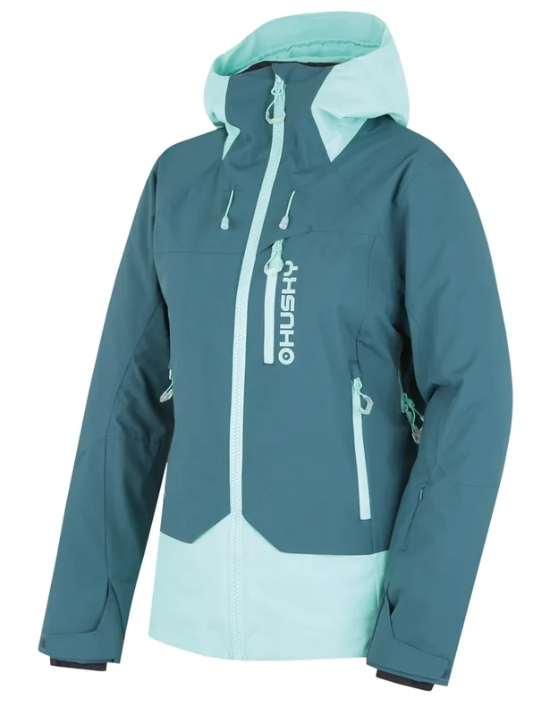 Fabrieksprijs Damesjas Husky Gambi L turquoise/mint S