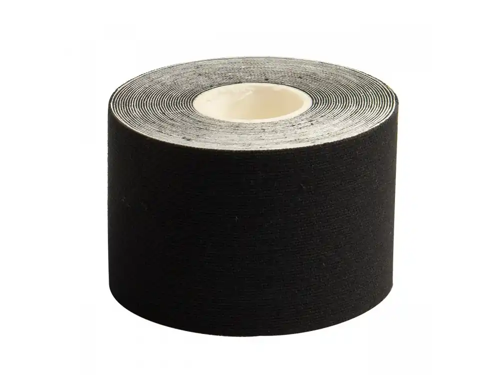 Kinesiologietape Yate 5cm x 5m zwart Nieuw