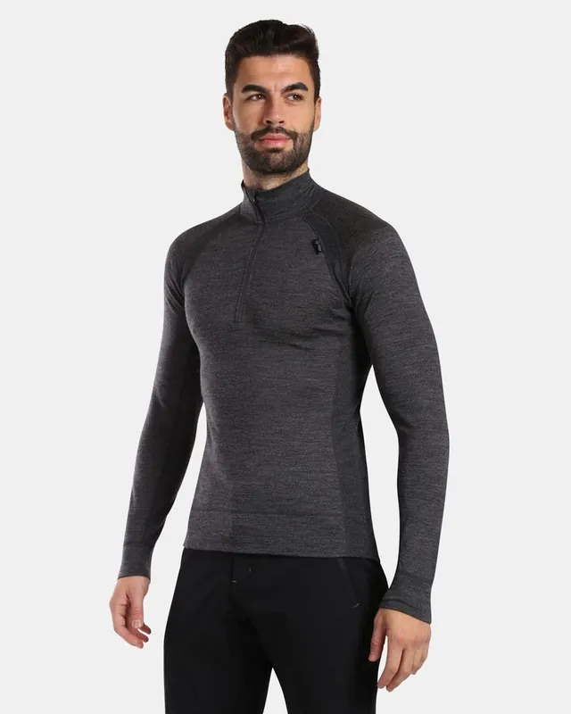 Beste Prijs Heren thermoshirt Kilpi Jager-M donkergrijs S