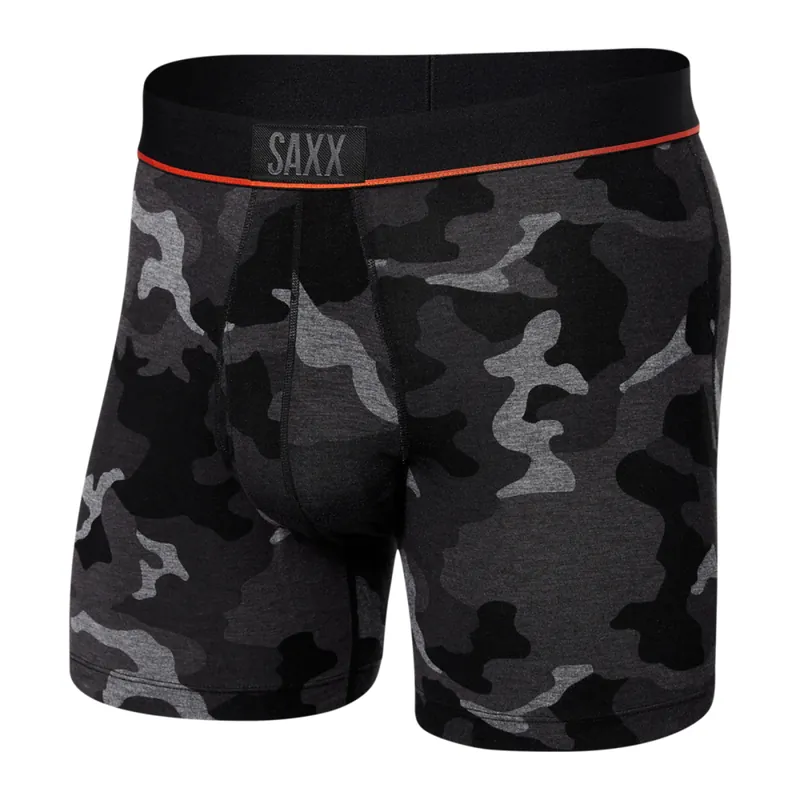 Bestseller Heren Saxx Ultra Super Soft Boxer Brief Fly Supersize Camo-Zwart S