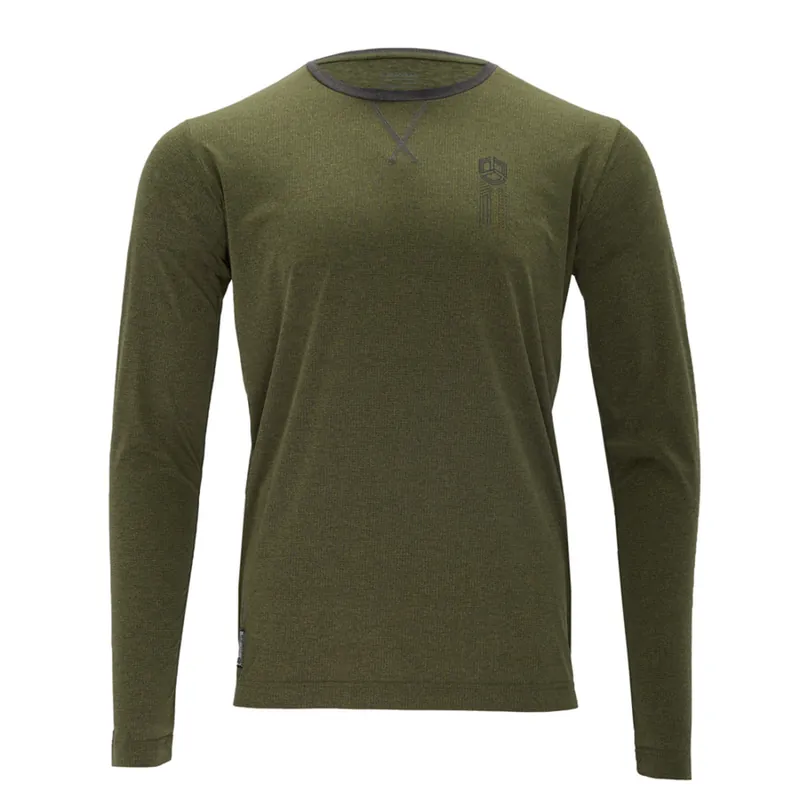 Shop Nu Heren grind t-shirt Silvini Casalo MD221 olijf-antraciet S