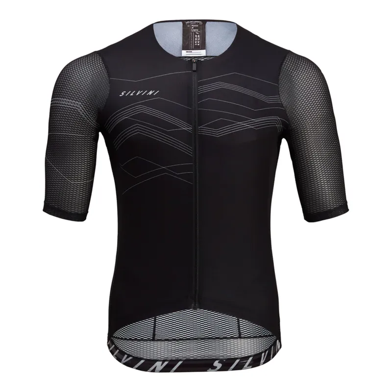 Herenshirt Silvini Legno zwart-wolk XS Fabrieksprijs