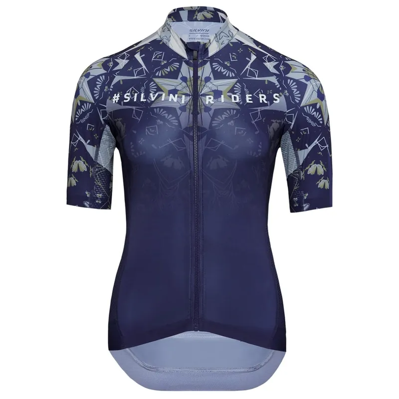 Damesshirt Silvini Mottolina marineblauw S Rechtstreeks Van De Fabrikant
