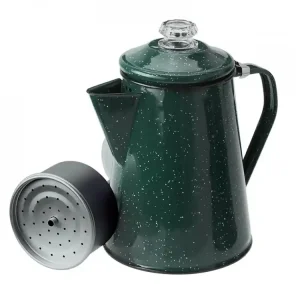 Geëmailleerde percolator GSI Percolator Groen Express Levering