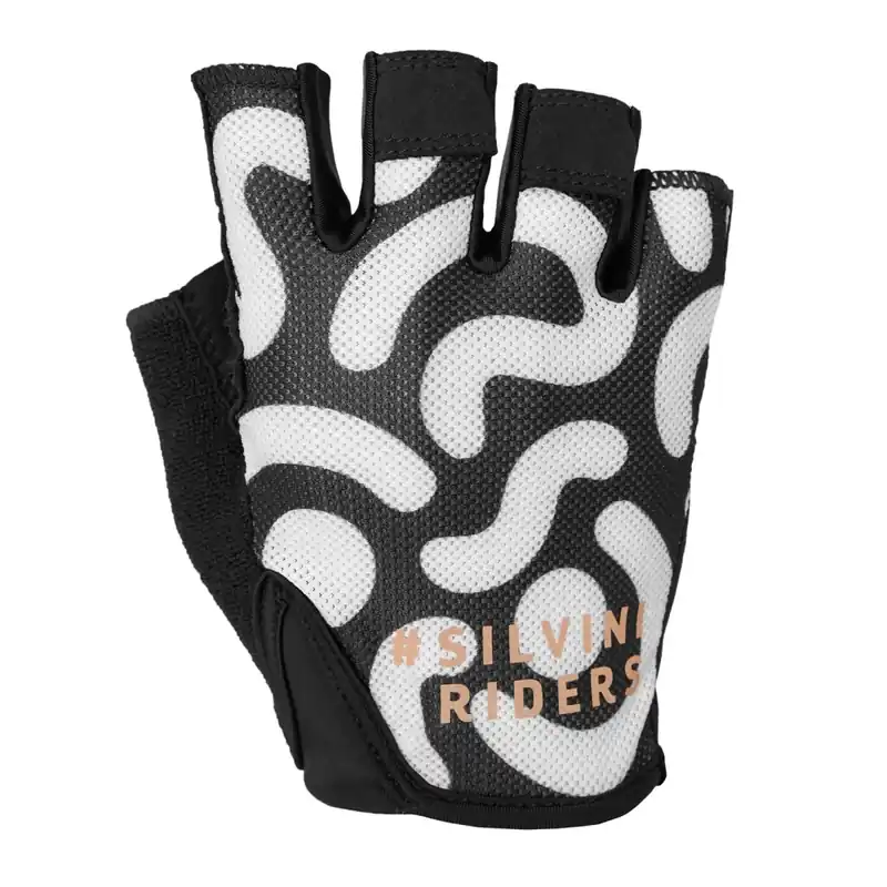 Lage Kosten Silvini unisex fiets handschoenen UA2523 Varena zwart-robijn XS