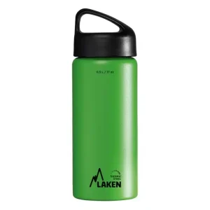 LAKEN Klassieke stalen thermofles 500 ml groen Shop Nu