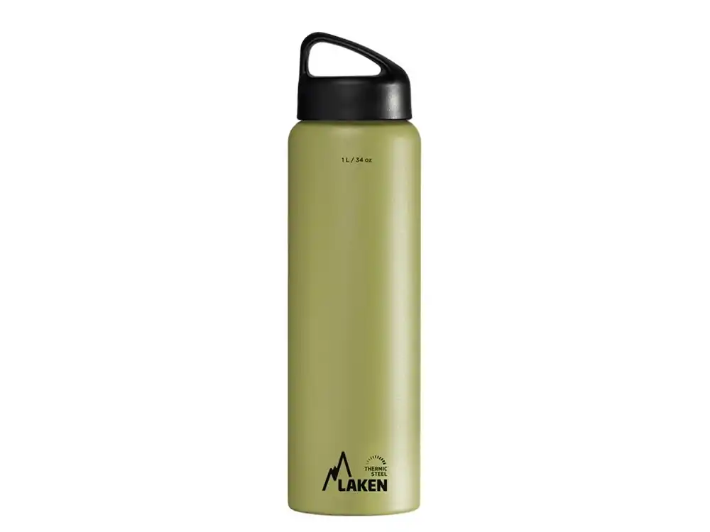LAKEN Thermobles staal Classic 1000 ml kaki Laatste Versie
