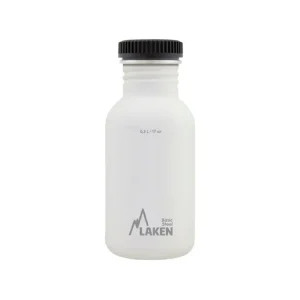 Laatste Kans LAKEN Gewoon stalen fles 500 ml wit
