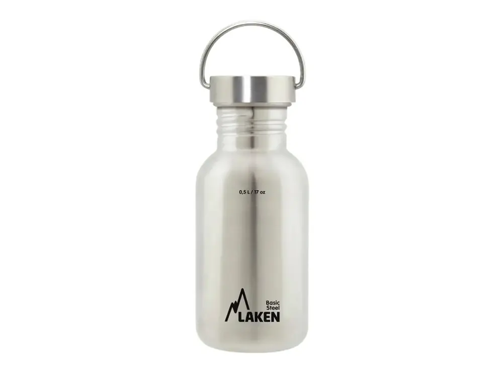 Seizoensaanbieding LAKEN Fles staal Basic Vintage 500 ml staal