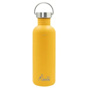 Bestel Nu LAKEN Stalen fles Basic Vintage 1000 ml geel