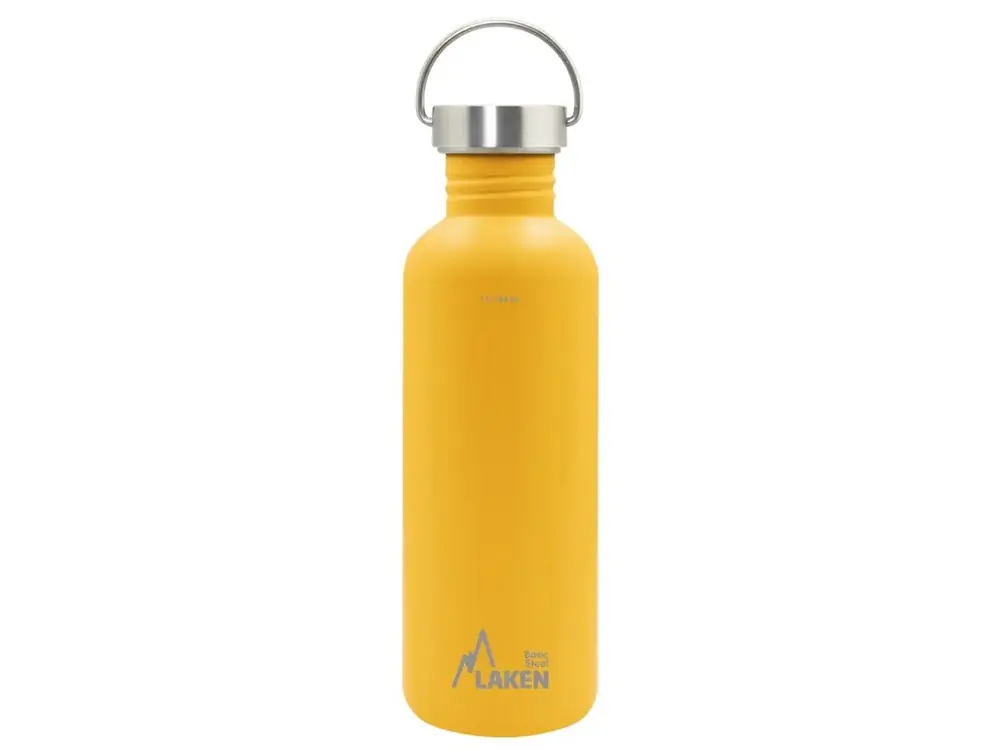 Bestel Nu LAKEN Stalen fles Basic Vintage 1000 ml geel