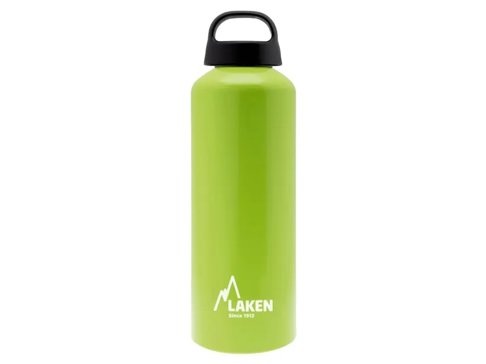 Nu Kopen LAKEN Aluminium fles Classic 750 ml groen