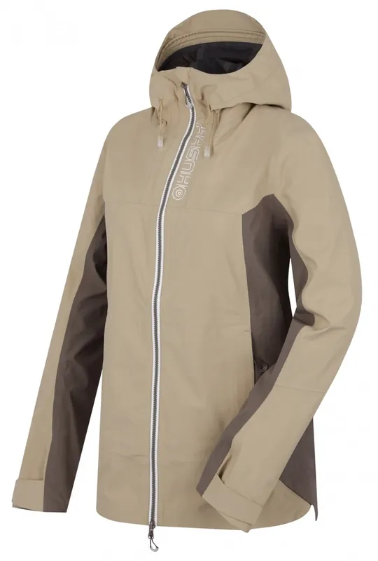 Gratis Retour Husky Nanola dames outdoor jack L beige/grijs S