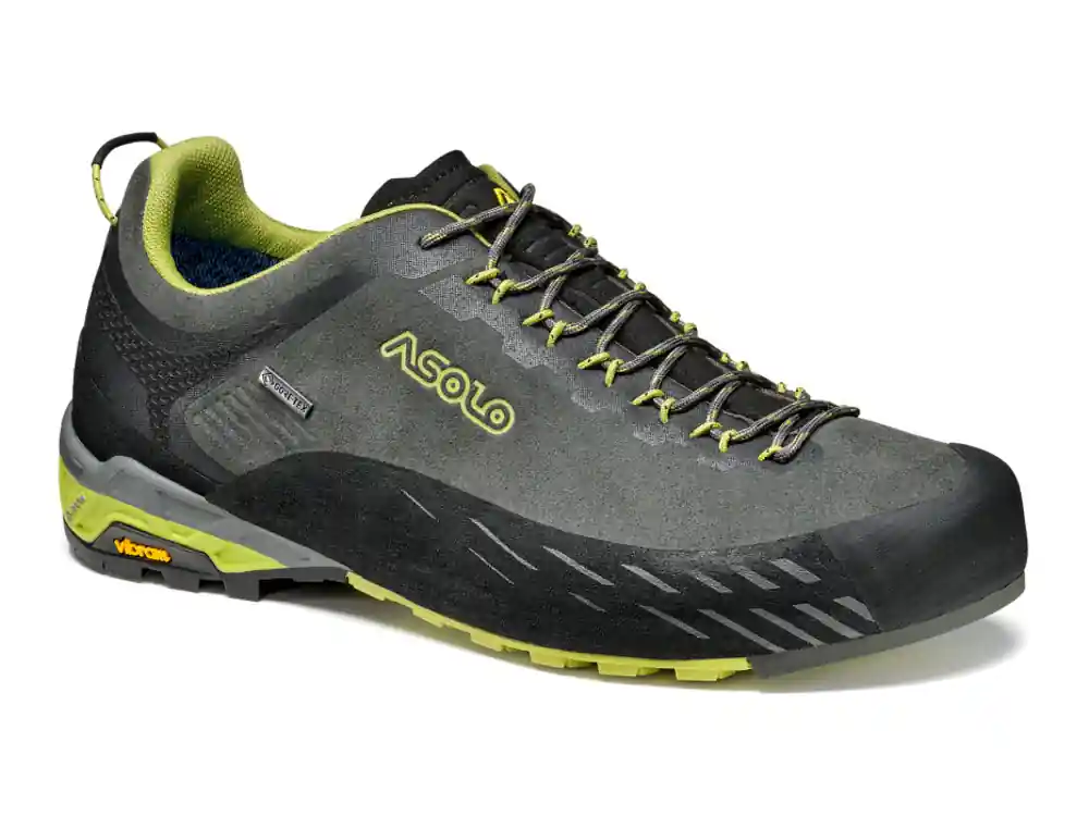 Asolo Eldo Lth GV MM graphite/green oasis/B022 heren approach schoenen 40 2/3 Must-Have