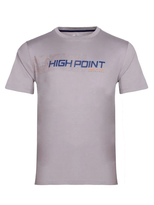 Heren T-shirt High Point Atlas grijs S Bestseller
